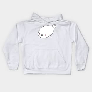 Cute baby seal Kids Hoodie